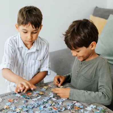 Puzzle UFT 100 el. Gondu� w rakiecie Rodzina Treflik�w 16543