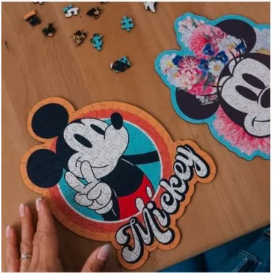 Puzzle drewniane 160 el. Myszka Mickey Trefl