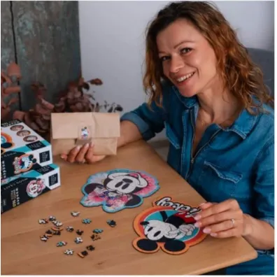 Puzzle drewniane 160 el. Myszka Mickey Trefl