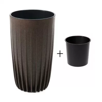 HowHomely Zestaw donic Stripped Eco coffee espresso