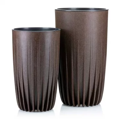 HowHomely Zestaw donic Stripped Eco coffee espresso
