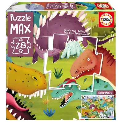 Puzzle 28 el. XL Dinozaury Educa