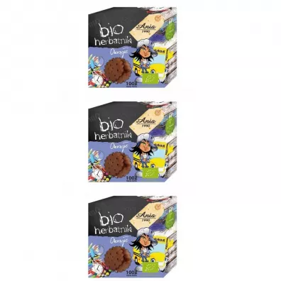 Bio Ania Herbatniki okrge Zestaw 3 x 100 g Bio