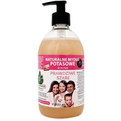 Mydlarnia Powrót do Natury Roślinne mydło potasowe w płynie Prawdziwe szare (100% naturalne) 500 ml