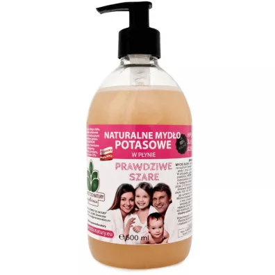 Mydlarnia Powr�t do Natury Ro�linne myd�o potasowe w p�ynie Prawdziwe szare 500 ml