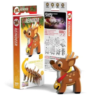 Puzzle Renifer Eugy. Eko Uk�adanka 3D Qelements