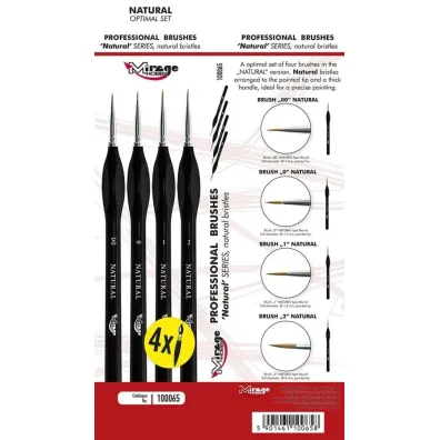 Zestaw p�dzelk�w natural optimal set