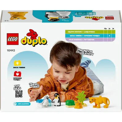 LEGO DUPLO Town Rodziny dzikich zwierz�t: pingwiny i lwy 10442