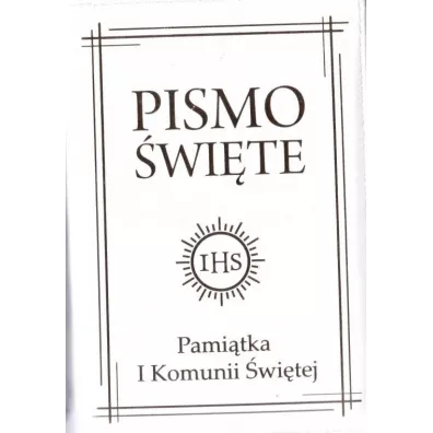 Pismo �wi�te w etui bia�e - I Komunia �wi�ta