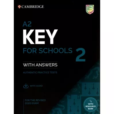 A2 Key for Schools 2 Student's Book with Answers with Audio with Resource Bank