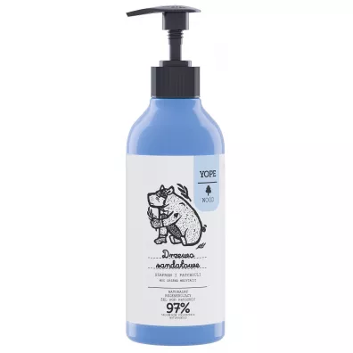 Yope Naturalny regenerujcy el pod prysznic Drzewo sandaowe Szafran i Patchouli 400 ml