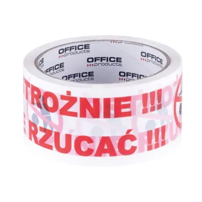 Ta�ma pakowa Office Products ostro�nie nie rzuca� 48mmx50y bia�a 1szt.