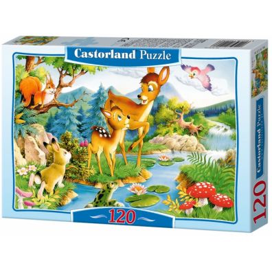 Puzzle 120 el. May bambi Castorland