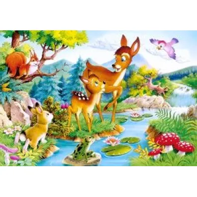 Puzzle 120 el. Ma�y bambi Castorland