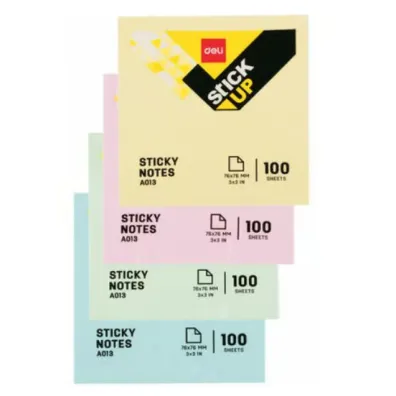 Deli Notes samoprzylepny 100 kartek mix kolor�w