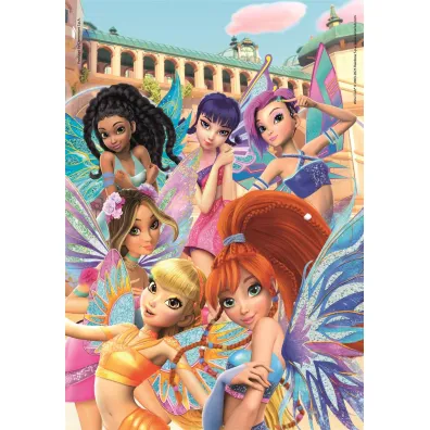 Puzzle 104 el. Maxi SuperColor. Winx Clementoni