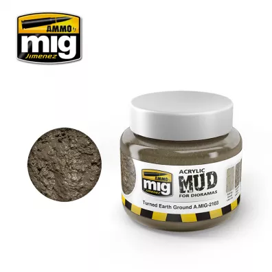 Ammo: Acrylic Mud for Dioramas - Turned Earth Ground 250 ml