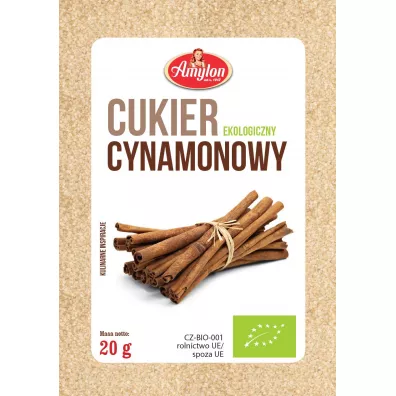 Amylon Cukier cynamonowy 20 g Bio