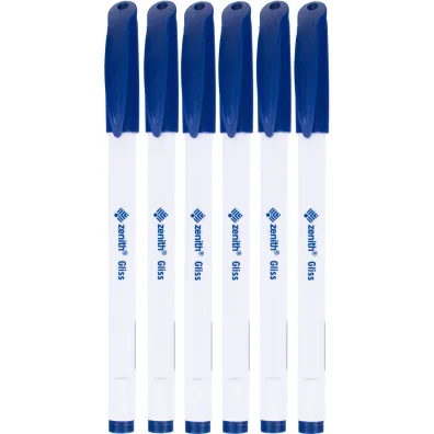Astra D�ugopis ze skuwk� 0,5 mm Zenith Gliss niebieski 6szt.