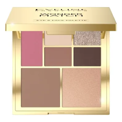 Eveline Cosmetics Wonder Match paleta do makija�u oczu i konturowania twarzy 12 g