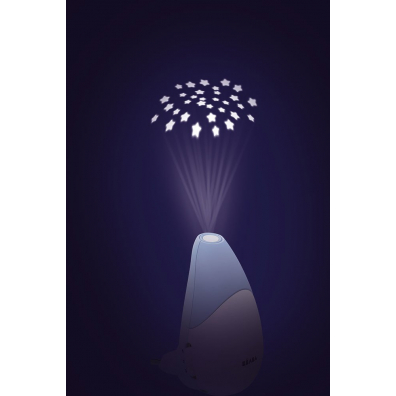 Beaba Lampka nocna LED z projektorem gwiazd i czujnikiem paczu i ruchu Pixie Star Mineral