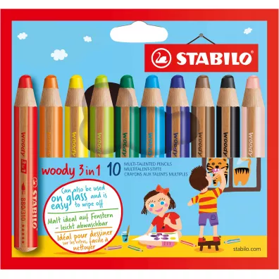 Stabilo Kredki Woody 10 szt.