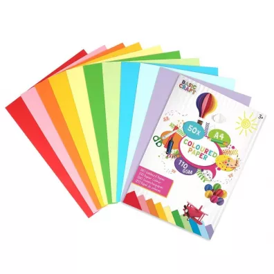 Grafix Papier kolorowy A4 50 kartek