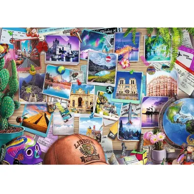 Puzzle 500 el. Tea Time: Wspomnienia z podr�y Trefl