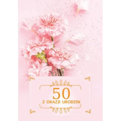 Trend Kartka okoliczno�ciowa Urodziny 50