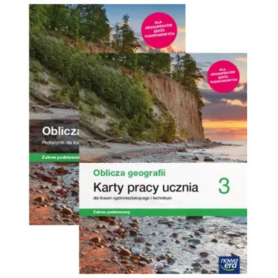 Pakiet Oblicza geografii 3. Podrcznik i Karty pracy ucznia dla liceum oglnoksztaccego i technikum. Zakres podstawowy. Szkoy ponadpodstawowe - Katarzyna Maciek, Marcin Nowak, Marcin witoniak, Anna Dubownik, Barbara Szyda, Czesaw Adamiak