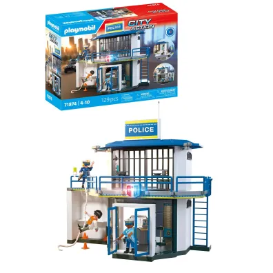 Playmobil City Action Posterunek policji z miejscem przes�ucha� 71874