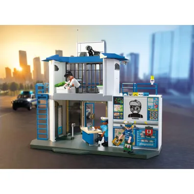 Playmobil City Action Posterunek policji z miejscem przes�ucha� 71874