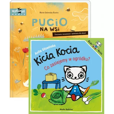 Pakiet: Pucio na wsi. wiczenia rozumienia i mwienia dla dzieci, Kicia Kocia. Co zasiejemy w ogrdku?