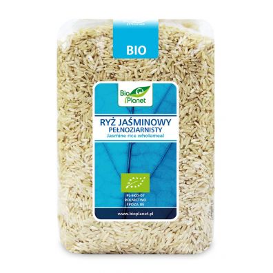 Bio Planet Ryż jaśminowy pełnoziarnisty 1 kg Bio