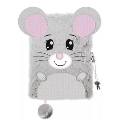 St. Majewski Pami�tnik z k��dk� A5 3D w�ochacz Mouse 96 kartek