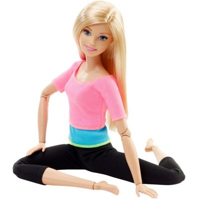 Barbie Made to move Lalka Rowa koszulka DHL82 Mattel