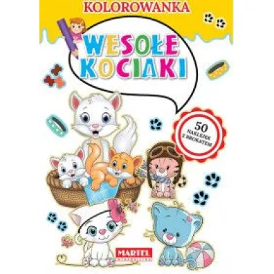 Kolorowanka Weso�e kociaki - Adam  Gdula, Katarzyna  Ratajszczak
