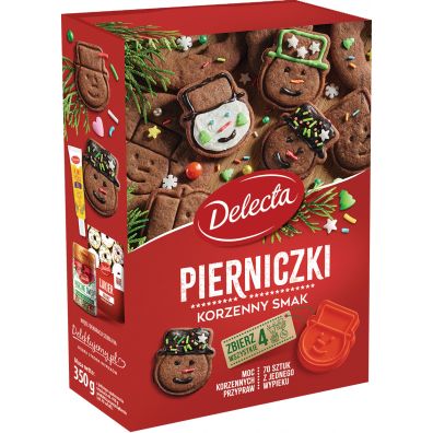 Delecta Pierniczki korzenne + foremki 350 g