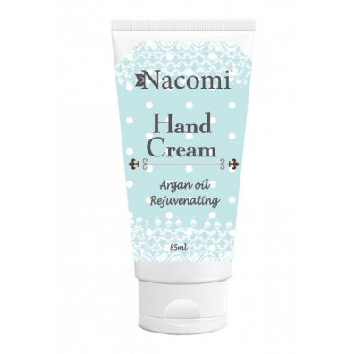 Nacomi Hand Cream Argan Oil Rejuvenating odmładzający krem do rąk z olejem arganowym 85 ml