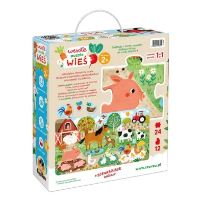 Weso�e puzzle 24 el. Wie� Bright Junior Media