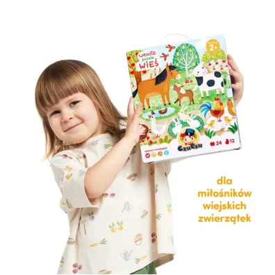 Weso�e puzzle 24 el. Wie� Bright Junior Media