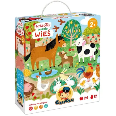 Weso�e puzzle 24 el. Wie� Bright Junior Media