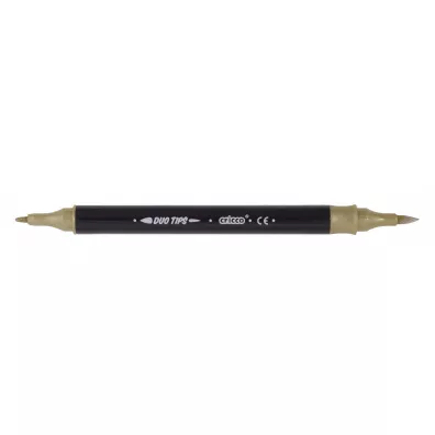 Cricco Pisaki p�dzelkowe metaliczne dwustronne 2 szt.
