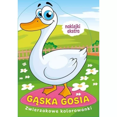 Zwierzakowe kolorowanki. G�ska Gosia
