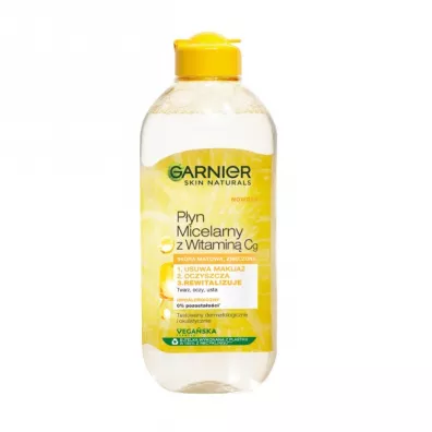 Garnier Pyn micelarny z witamin Cg do skry matowej i zmczonej 400 ml