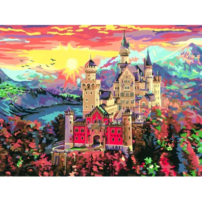 Malowanie po numerach CreArt - Magiczny Zamek Ravensburger