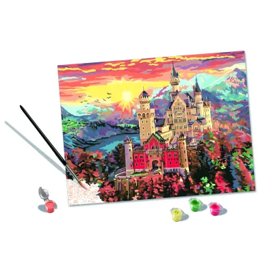 Malowanie po numerach CreArt - Magiczny Zamek Ravensburger