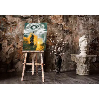 Twoje Hobby Malowanie po numerach - Statek w burzy 40x50cm