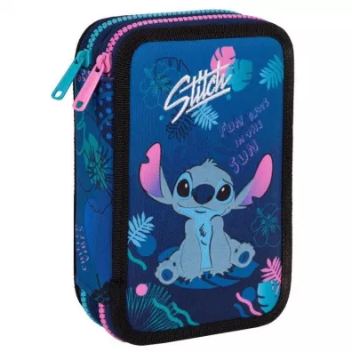 CoolPack Pi�rnik podw�jny z wyposa�eniem Jumper 2 Stitch Blue