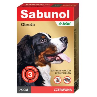 Sabunol Gpi - obroa przeciw pchom i kleszczom dla psa 75 cm